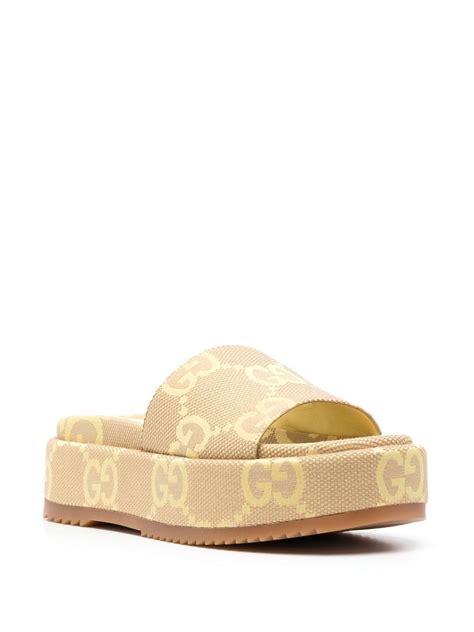 gucci jumbo sliders|gucci slides women on sale.